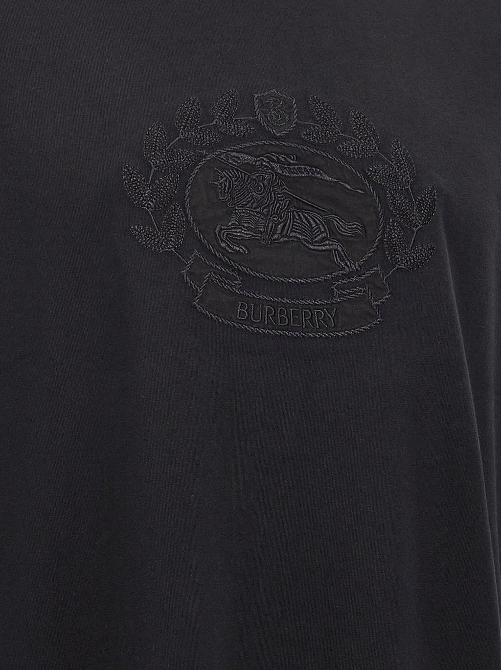 Burberry Men Logo Embroidery T-Shirt