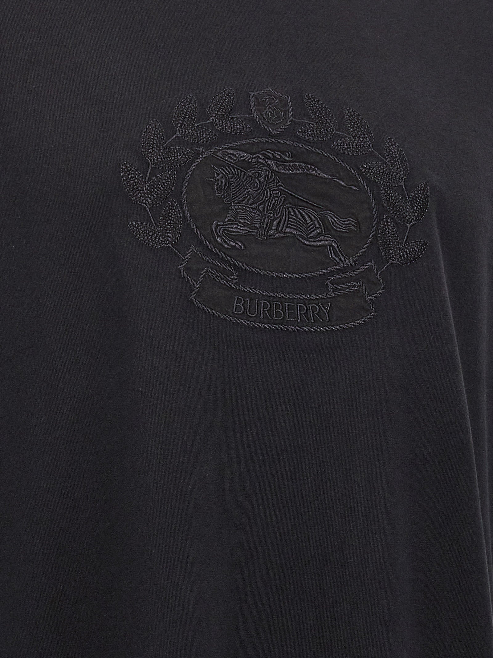 Burberry Men Logo Embroidery T-Shirt