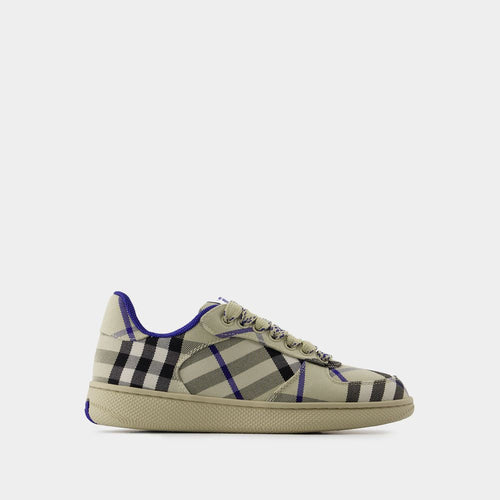 BURBERRY Embroidered Canvas Terrace Sneakers for Women - SS25