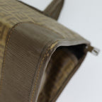 FENDI Zucchino Canvas Hand Bag Coated Canvas Beige80960