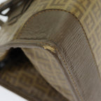 FENDI Zucchino Canvas Hand Bag Coated Canvas Beige80960