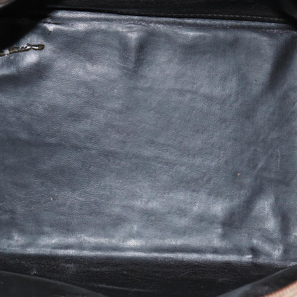 FENDI Zucchino Canvas Hand Bag Coated Canvas Beige80960