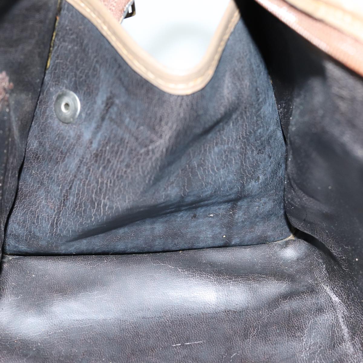 FENDI Zucchino Canvas Hand Bag Coated Canvas Beige80960