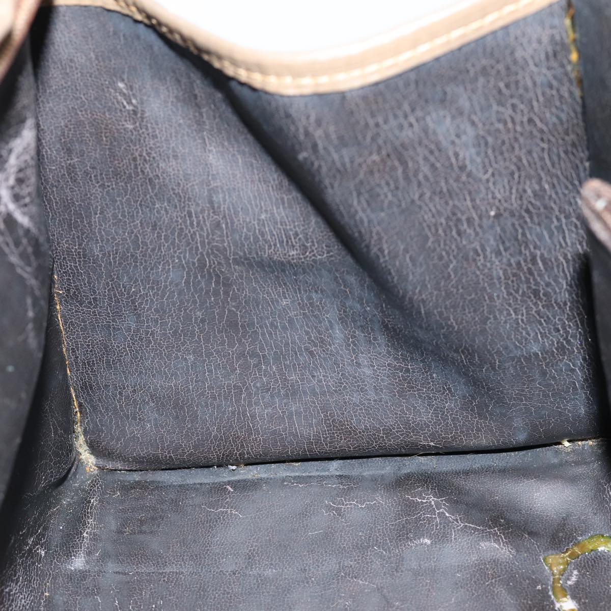 FENDI Zucchino Canvas Hand Bag Coated Canvas Beige80960