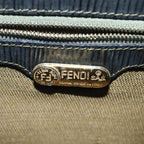 FENDI Zucca Canvas Hand Bag 2way Brown Black80963