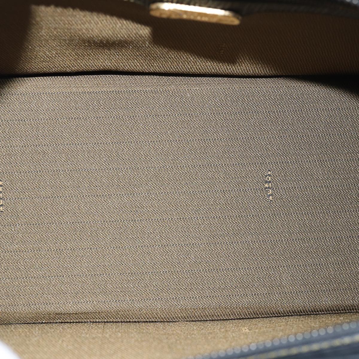 FENDI Zucca Canvas Hand Bag 2way Brown Black80963