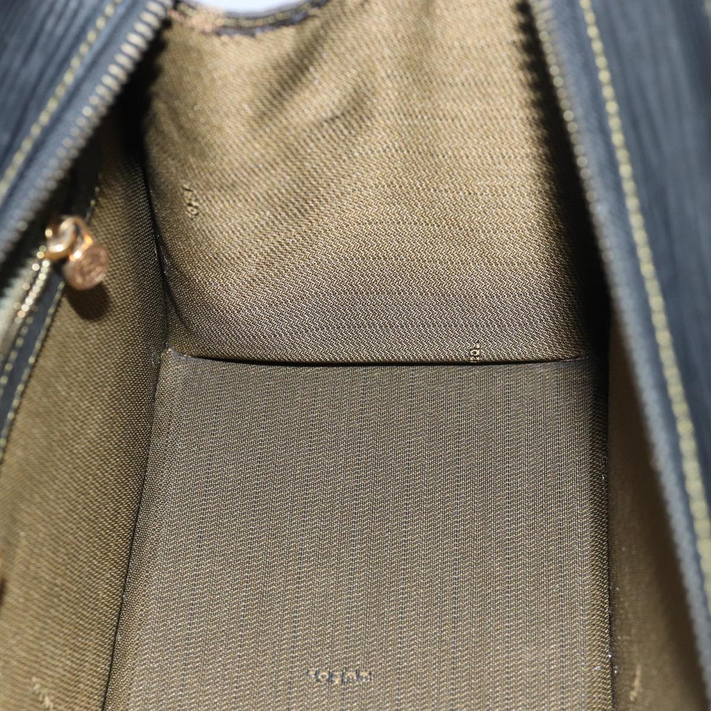 FENDI Zucca Canvas Hand Bag 2way Brown Black80963