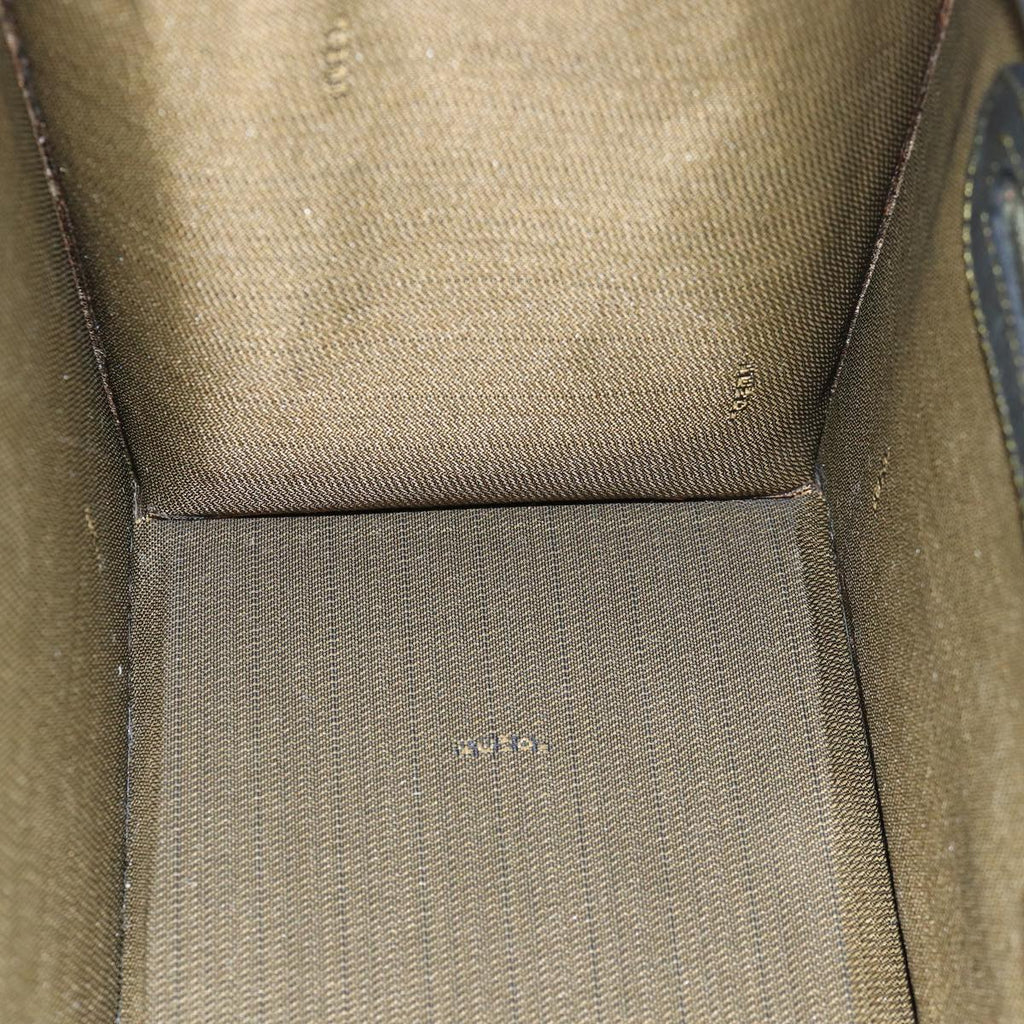 FENDI Zucca Canvas Hand Bag 2way Brown Black80963