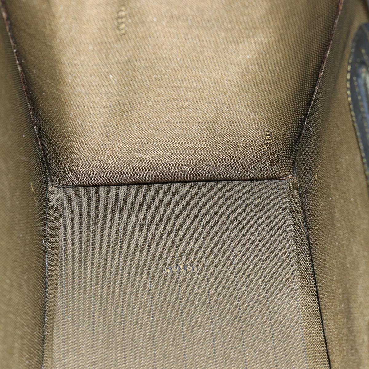 FENDI Zucca Canvas Hand Bag 2way Brown Black80963