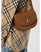 Burberry HalfMoon Leather Shoulder Bag Women Hazel Clutch Bags