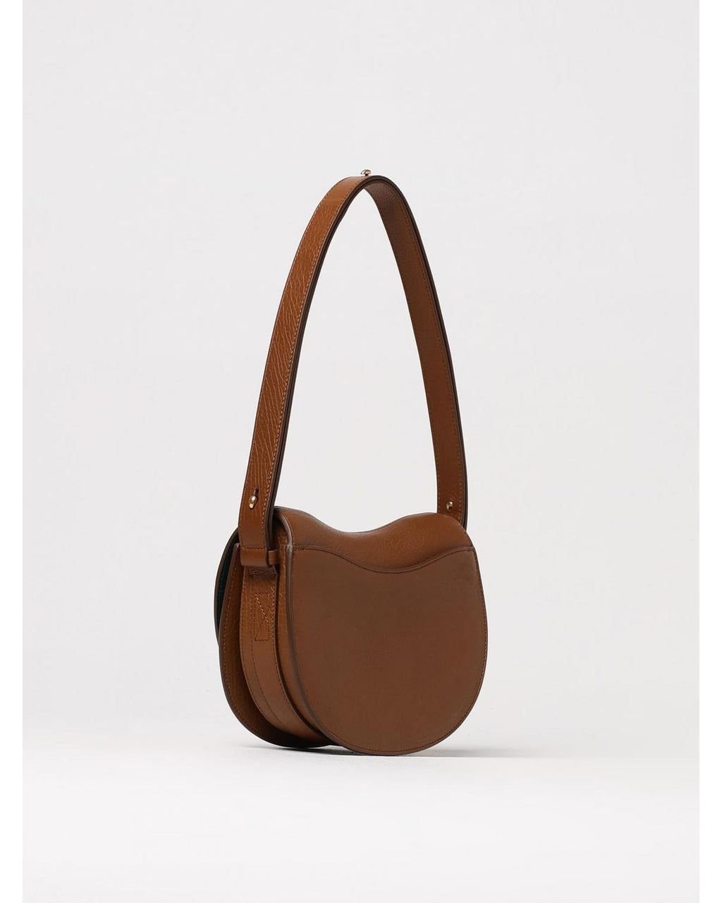 Burberry HalfMoon Leather Shoulder Bag Women Hazel Clutch Bags