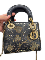 DIOR - Mini Lady Dior Embroidered