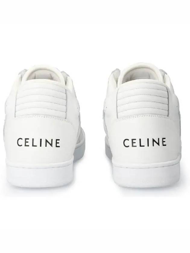 CELINE Velcro CT 02 Mid Top Sneakers White