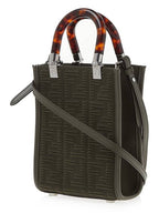 Fendi Sunshine Mini Cross Bag Green