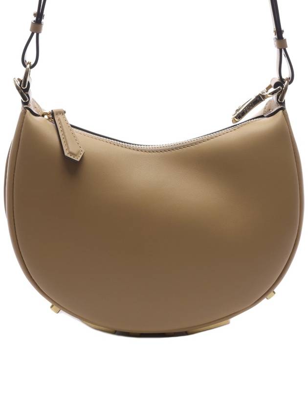 Fendi Fendigraphy Leather Small Tote Bag Beige