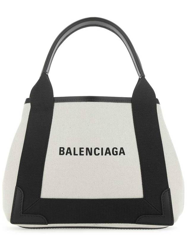 Balenciaga Cabas XS Tote Bag Black Beige