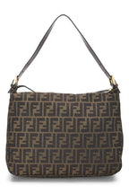 Fendi,  Brown Zucca Canvas Shoulder Bag Large, Brown