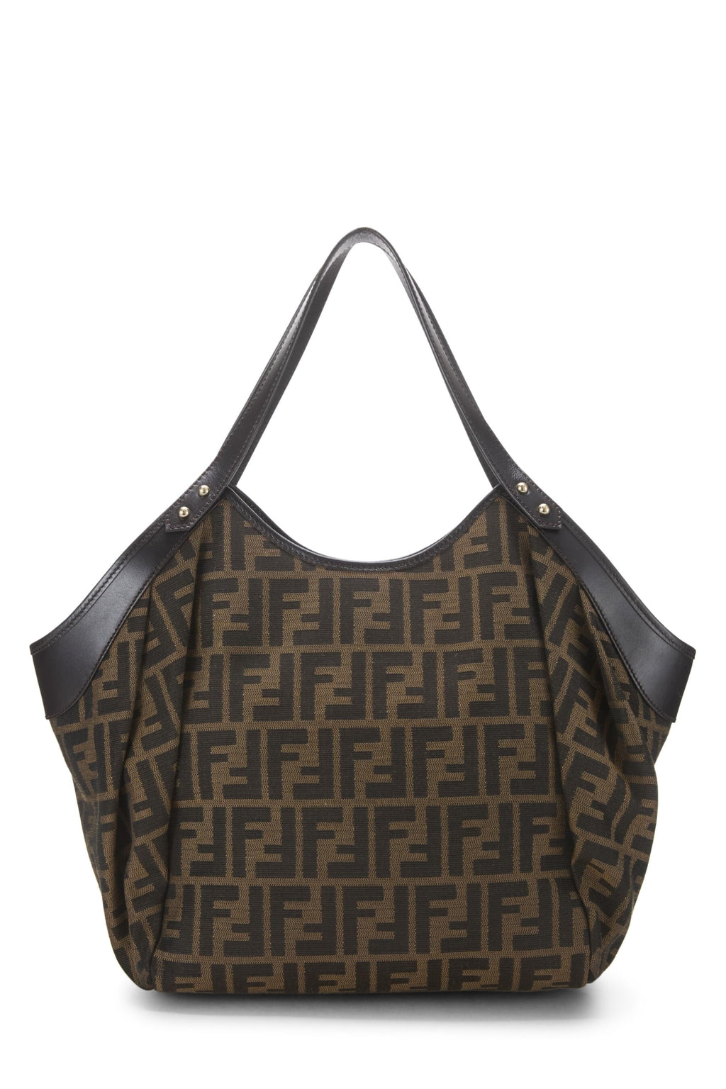 Fendi,  Brown Zucca Canvas Chef Tote Large, Brown
