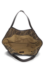 Fendi,  Brown Zucca Canvas Chef Pocket Tote Large, Brown