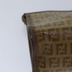 FENDI Zucchino Canvas Clutch Bag Beige81005