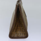 FENDI Zucchino Canvas Clutch Bag Beige81005