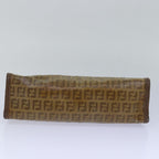 FENDI Zucchino Canvas Clutch Bag Beige81005