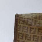 FENDI Zucchino Canvas Clutch Bag Beige81005