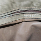 FENDI Zucchino Canvas Shoulder Bag Beige81011