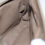 FENDI Zucchino Canvas Shoulder Bag Beige81011