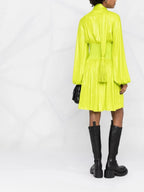 Bottega Veneta Tassel Detail Flared Dress