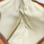 FENDI Zucchino Canvas Hand Bag Enamel Orange81071