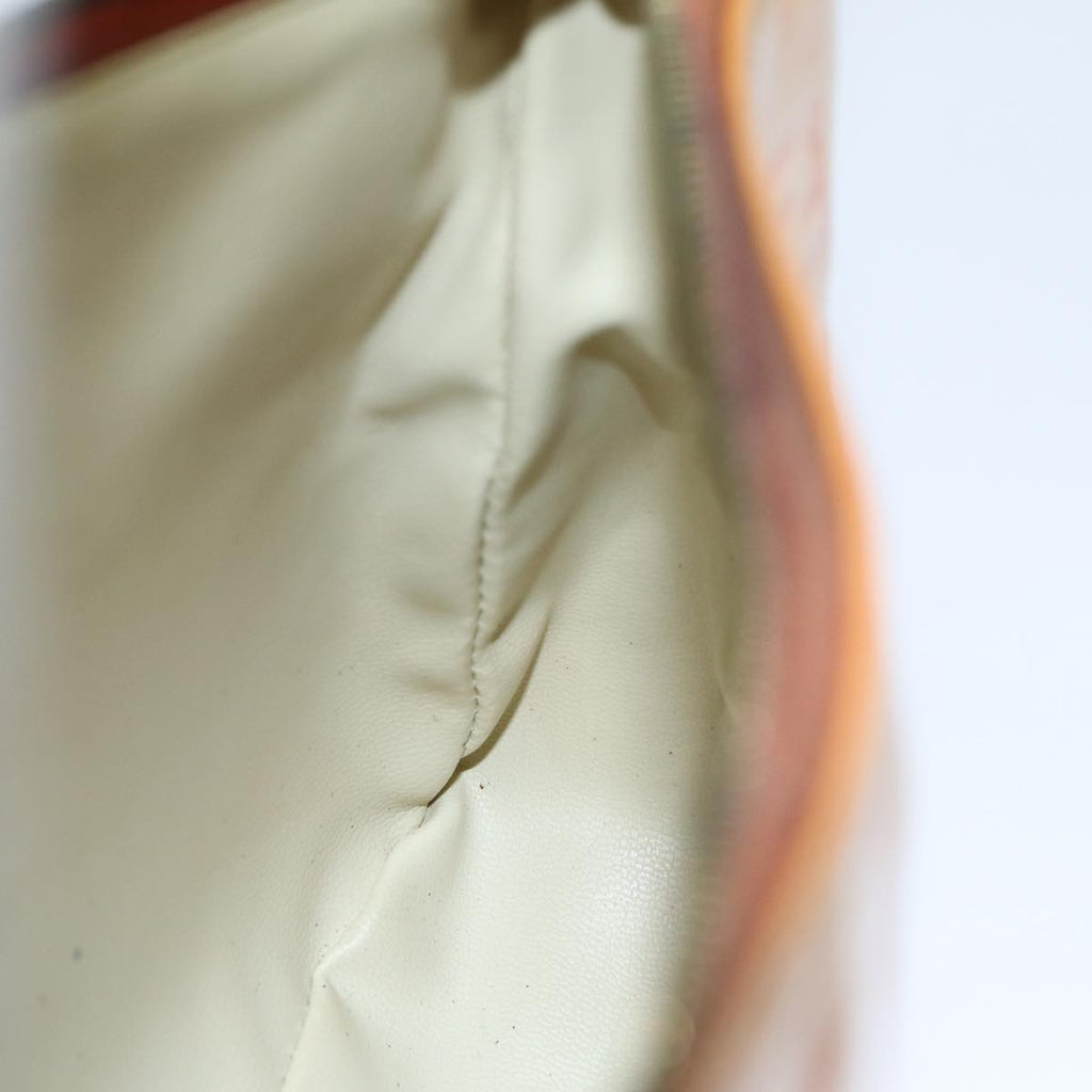 FENDI Zucchino Canvas Hand Bag Enamel Orange81071