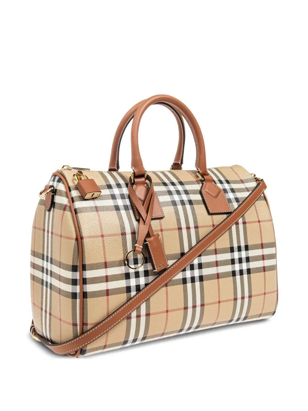 BURBERRY Mini Bowling Handbag