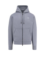 BURBERRY Hooded Zip-Up Sweatshirt for Men - Slim Fit