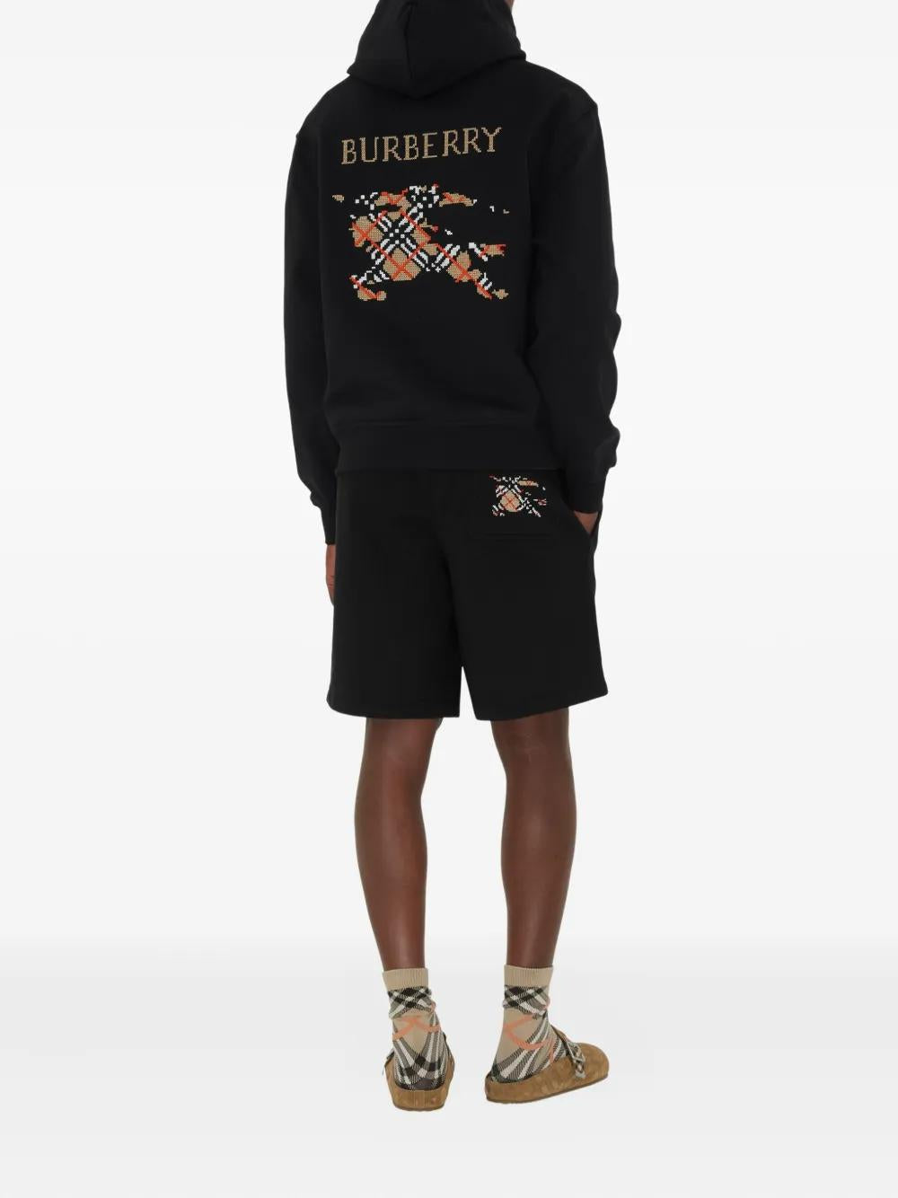 BURBERRY EKD Cross Stitch Bermuda Shorts for Men