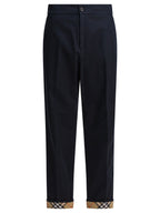 BURBERRY Classic Cotton Trousers for Men