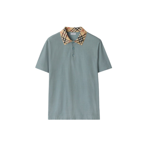 BURBERRY Fitted Cotton Polo Shirt - FW25