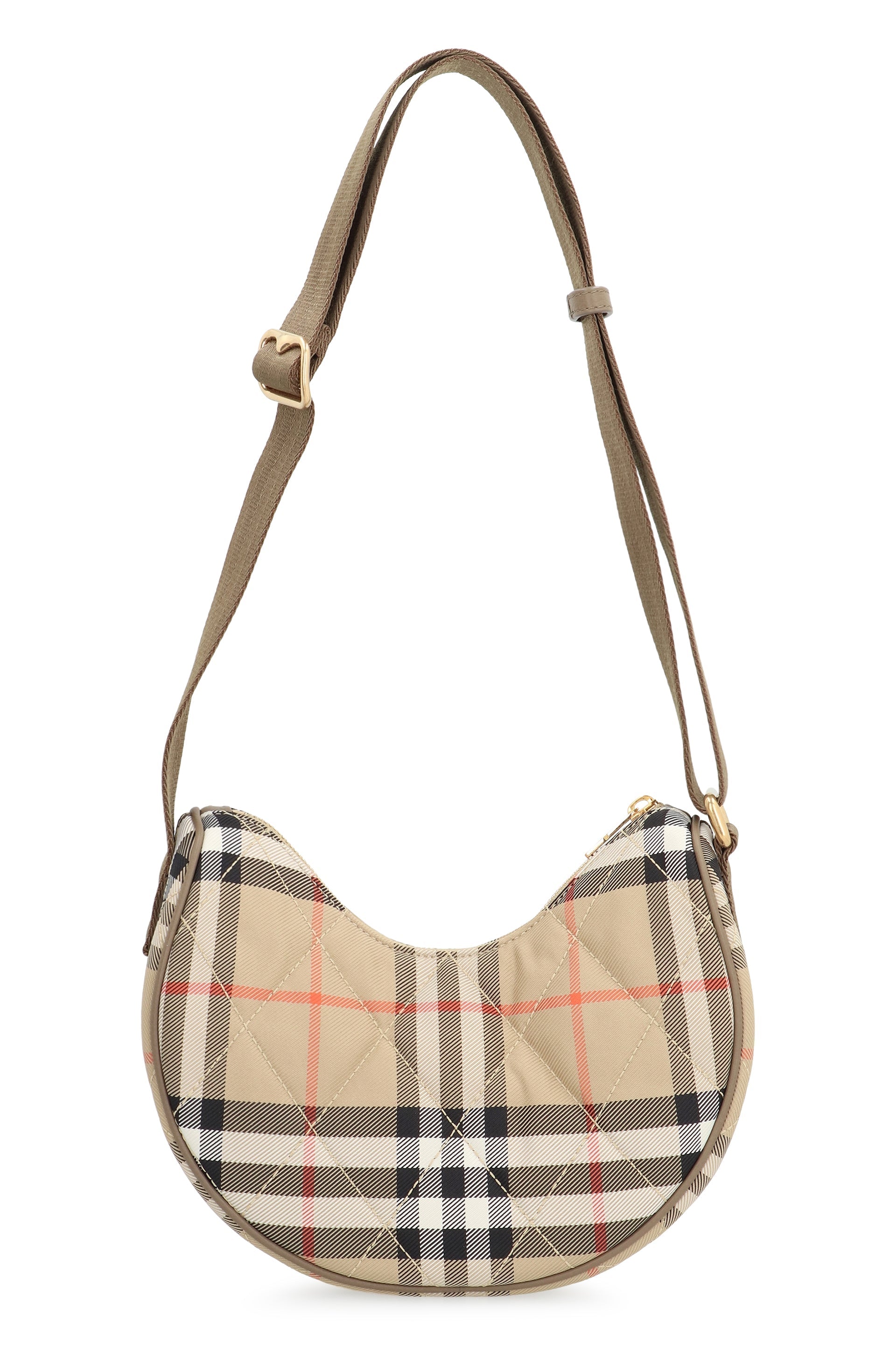 BURBERRY Horseshoe Nylon Messenger Handbag (23.5 CM)
