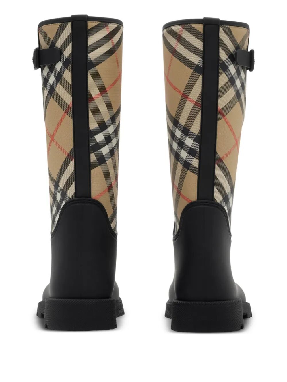 BURBERRY Rubber Marsh Stamp High Boots for Women