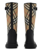 BURBERRY Rubber Marsh Stamp High Boots for Women