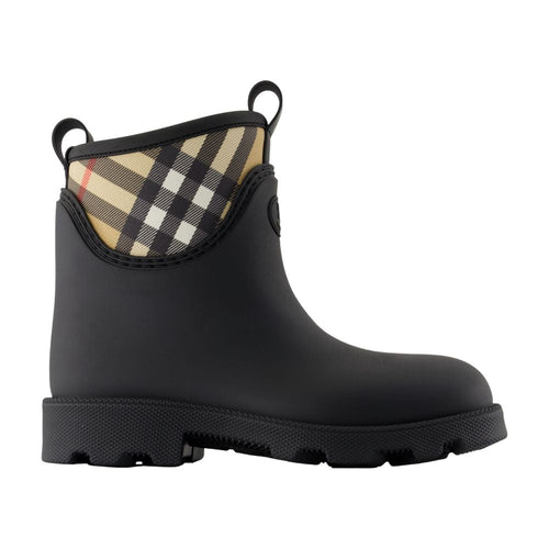 BURBERRY Women's Rubber Marsh Stamp Ankle Boots