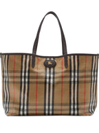 BURBERRY Highlands Media Tote Handbag - 38 CM Width