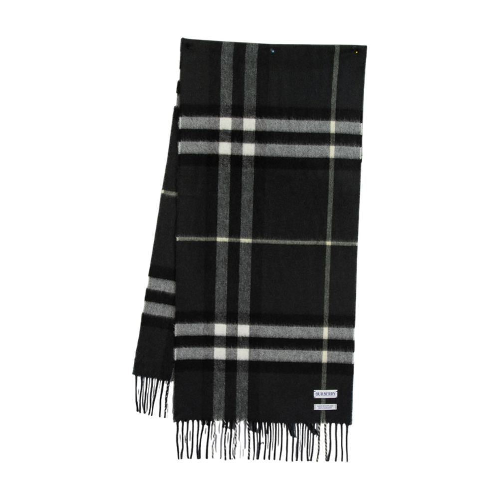 BURBERRY Giant Check Cashmere Scarf