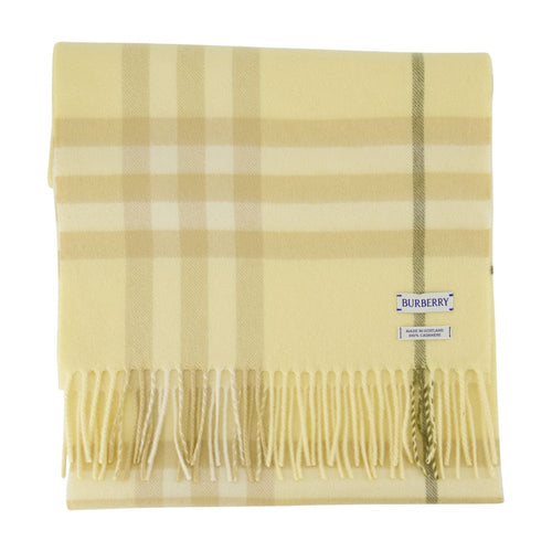 BURBERRY Giant Check Cashmere Scarf