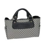 CELINE Triomphe Hand Bag Canvas Navy  81135