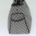 CELINE Triomphe Hand Bag Canvas Navy  81135