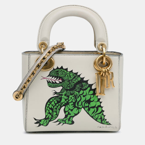 Dior Limited Edition Niki De Saint Phalle Mini Dragon Calfskin Lady Bag