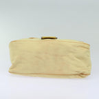 FENDI Mamma Baguette Shoulder Bag Nylon Yellow81189