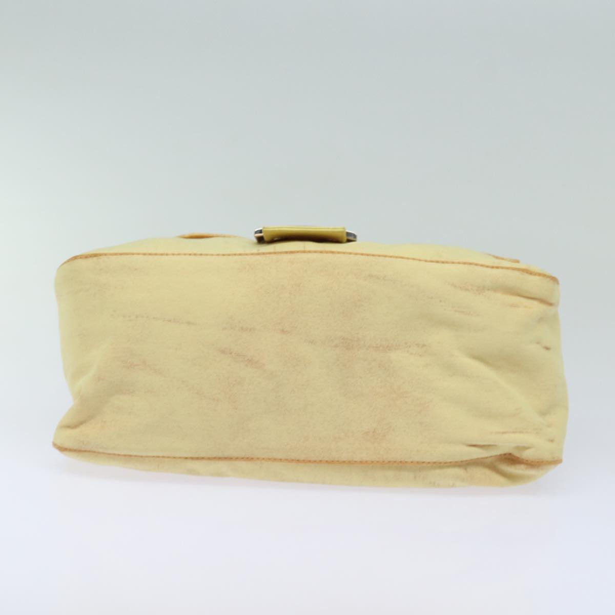 FENDI Mamma Baguette Shoulder Bag Nylon Yellow81189