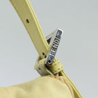 FENDI Mamma Baguette Shoulder Bag Nylon Yellow81189
